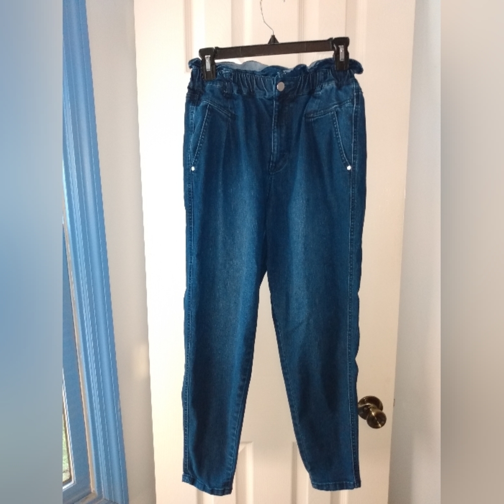 Vintage America | Paperbag Denim High Rise Jeans Size 4